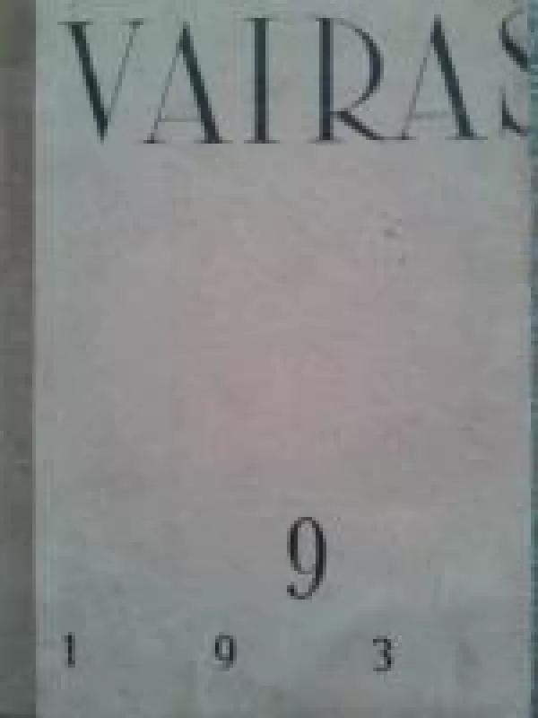 Vairas, 1932 m., Nr. 6 - Autorių Kolektyvas, knyga
