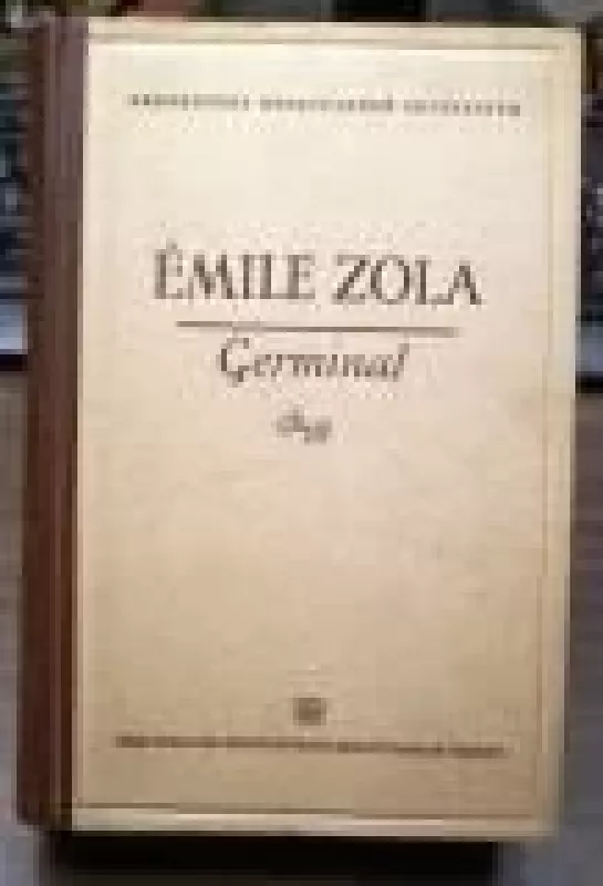 Germinal - Emile Zola, knyga