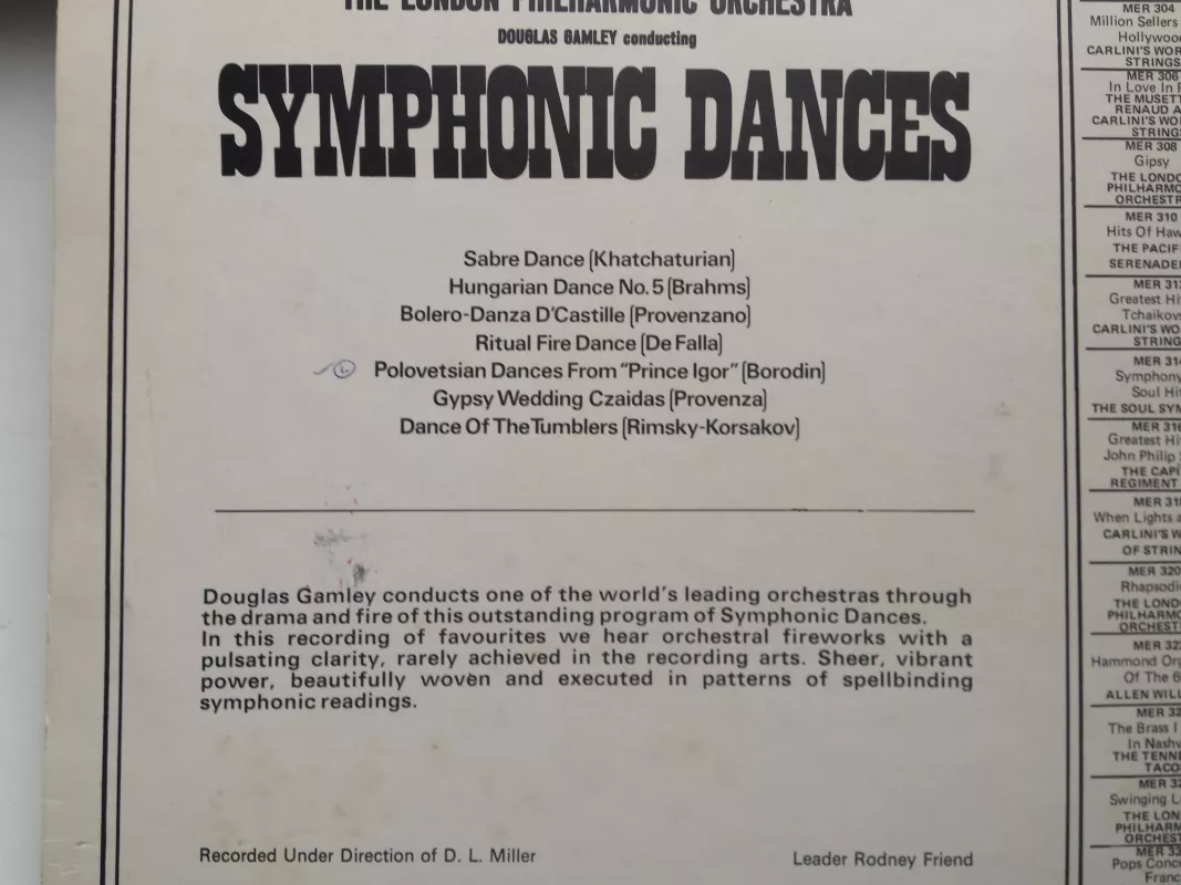 Symphonic Dances - Autorių Kolektyvas, plokštelė 2