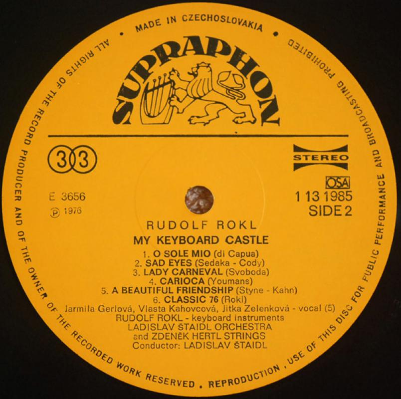 My Keyboard Castle - Rudolf Rokl, plokštelė